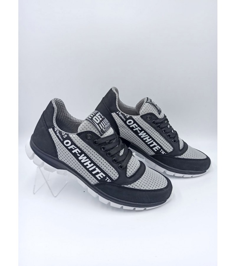 21-57 Чорно-світло-сірі  ( Чоловічі, Сітка)