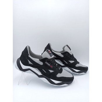  21-42 Чорно-світло-сірі ( Чоловічі, Сітка)