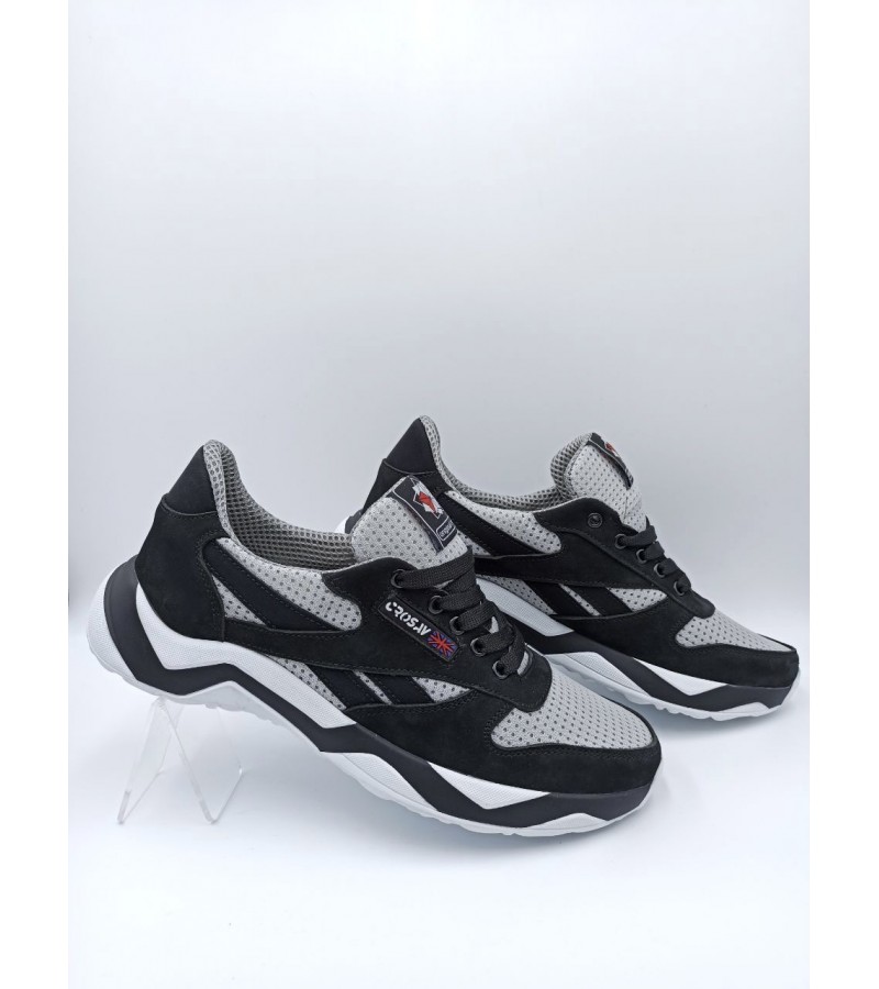  21-42 Чорно-світло-сірі ( Чоловічі, Сітка)