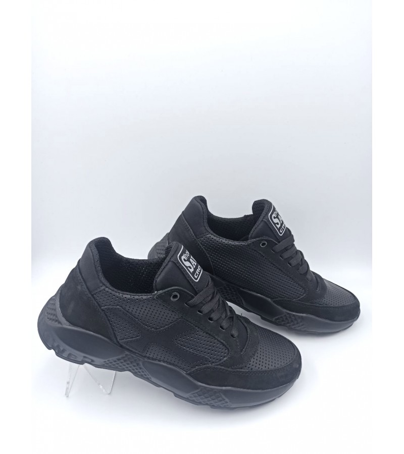 21-36 Чорні ( Чоловічі, Перфорована шкіра)