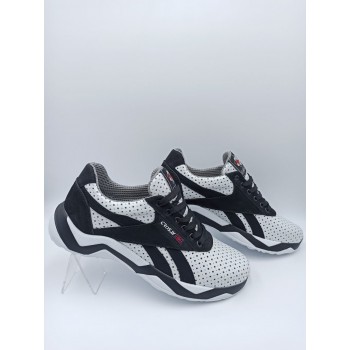 90 Біло-чорніі ( Чоловічі, Перфорована шкіра)