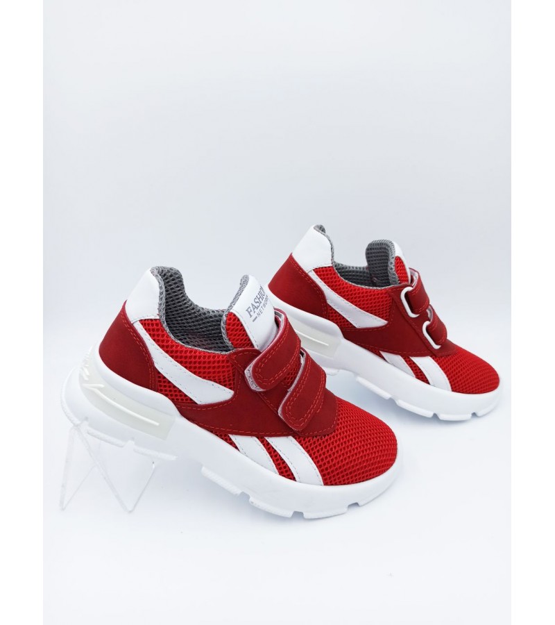 12 L W Червоно-білі (Літо, дитячі, Сітка)