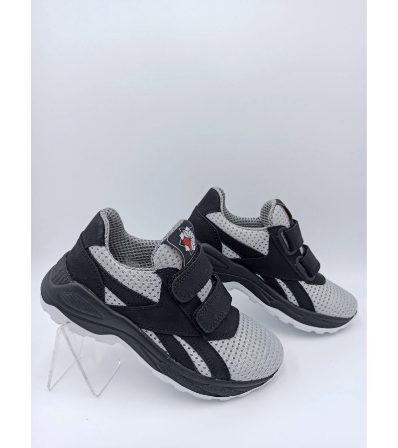 12 L  Світло-сіро-чорні (Літо, дитячі, Сітка)