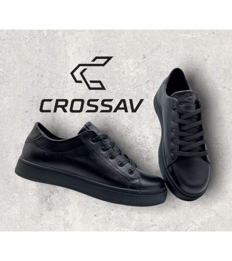 21-10/2 ГОЛА  Чорні (Весна- Осінь, чоловічі, Шкіра лицьова)