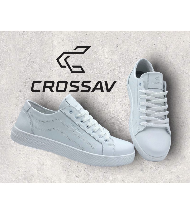 21-115 Білі (Весна - Осінь, чоловічі, Шкіра лицьова)