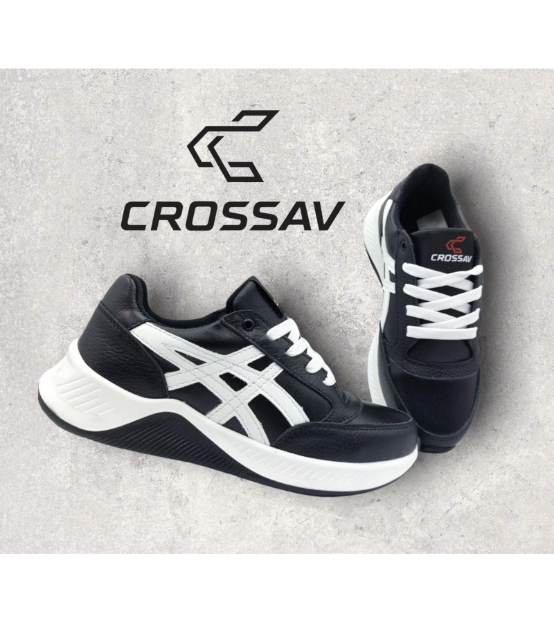 21-62 Чорно-білі (Весна - Осінь, підліткові, Шкіра флотар + шкіра лицьова)