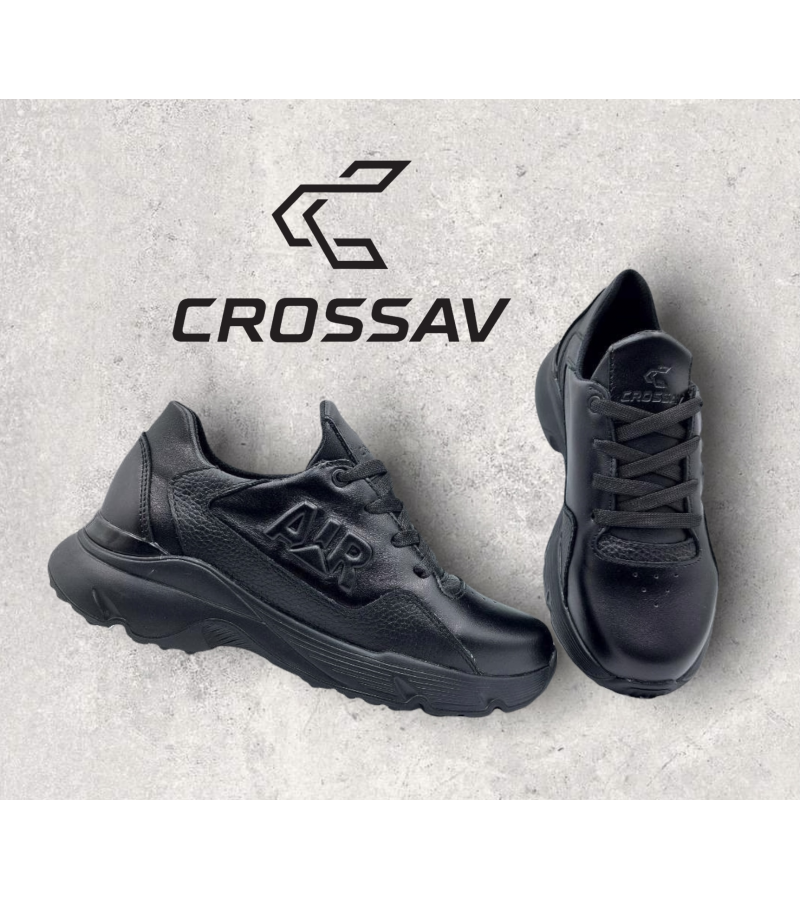 316 Чорні (Весна - Осінь, підліткові, Шкіра лицьова + шкіра флотар)