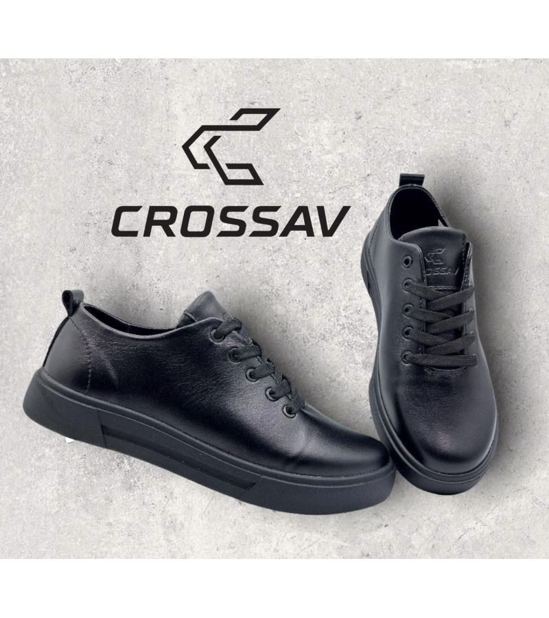 21-55/2 (подкладка) Чорні (Весна - Осінь, підліткові, Шкіра лицьова)