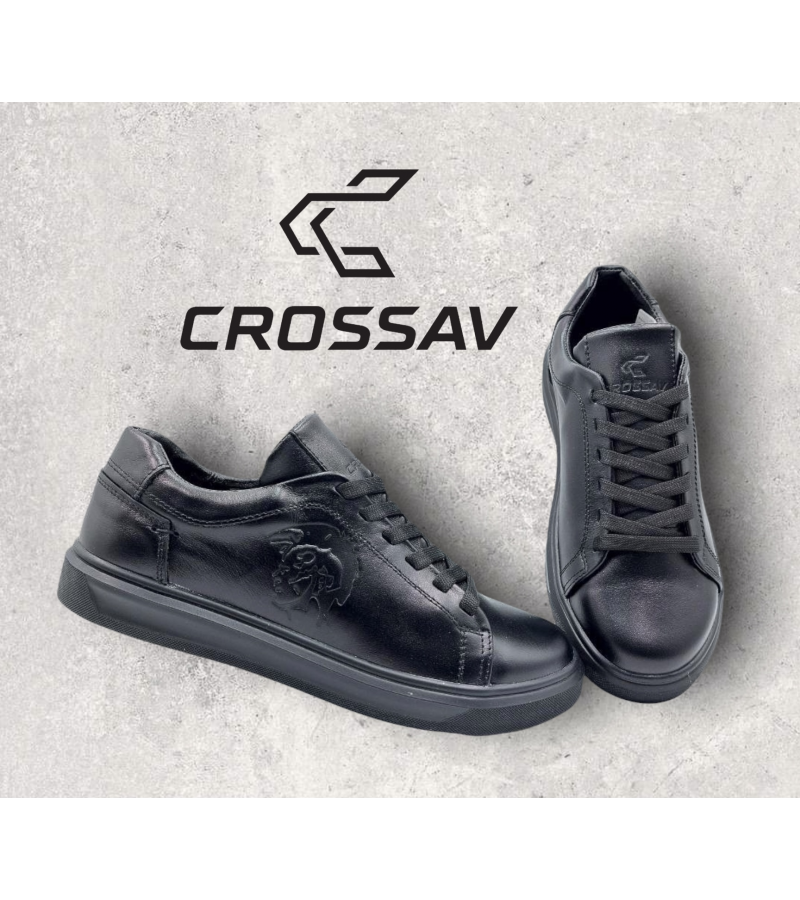 89/2 Чорні (Весна - Осінь, підліткові, Шкіра лицьова)