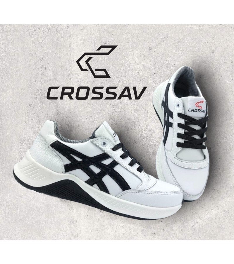 21-62 Біло-чорні (Весна - Осінь, підліткові, Шкіра флотар + шкіра лицьова)