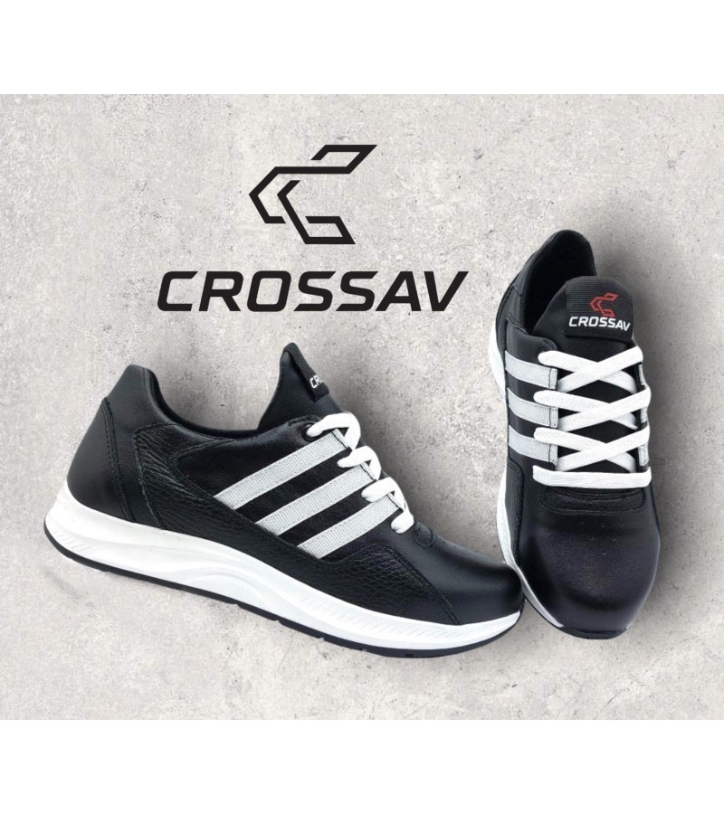 307 чорно-білі (Весна - Осінь, підліткові, Шкіра лицьова + шкіра флотар)