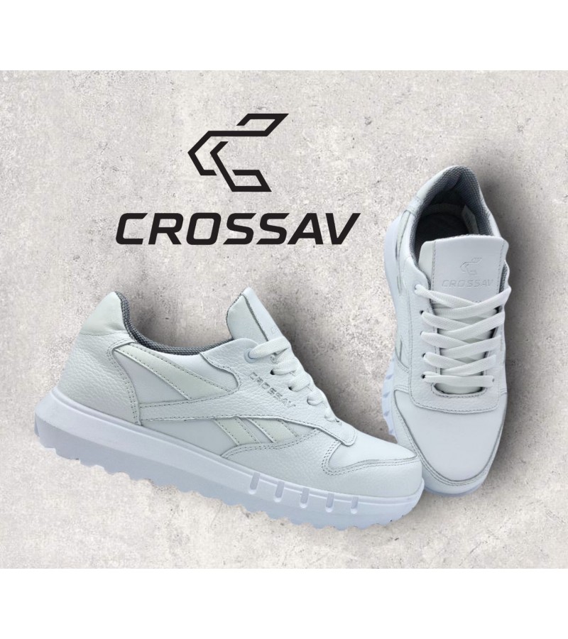 21-42/1 Білі  (Весна - Осінь, підліткові, Шкіра флотар + шкіра лицьова)