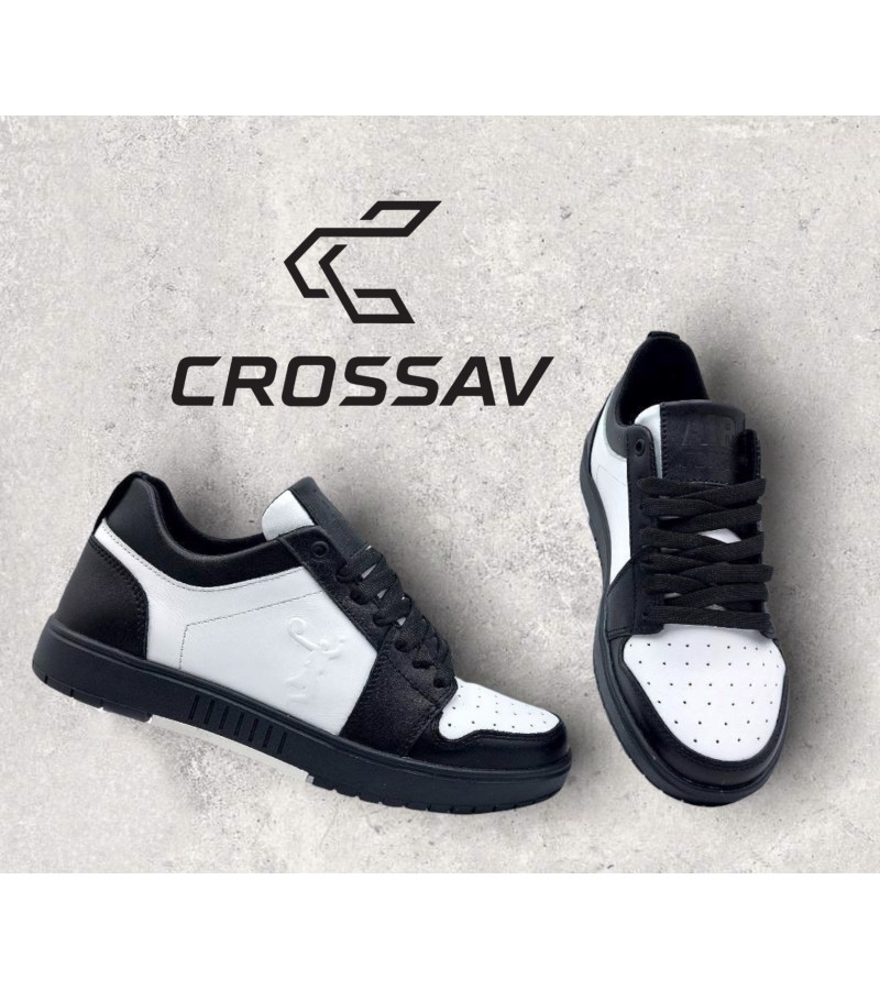 22-500 Чорно-білі (Весна - Осінь, підліткові, Шкіра лицьова)