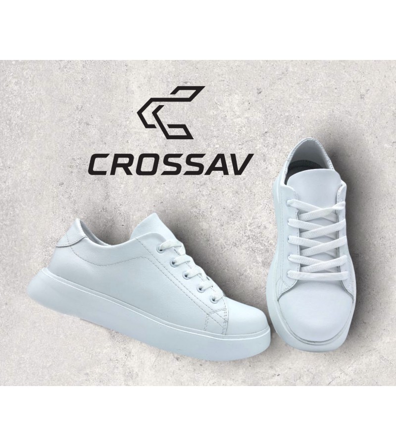 21-10(Гола)  Білі (Весна - Осінь, підліткові, Шкіра лицьова)