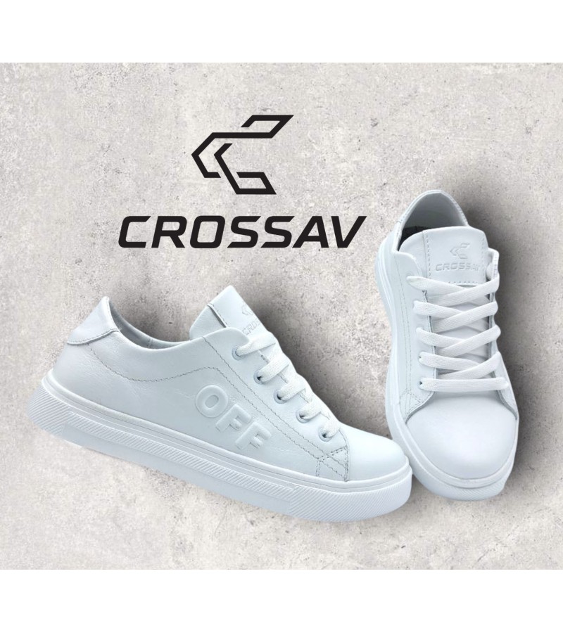 21-10 Білі (Весна - Осінь, підліткові, Шкіра лицьова)