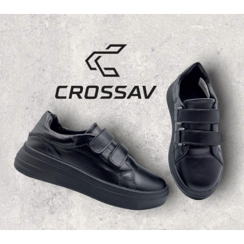 21-11 L W Чорні (Весна- Осінь, дитячі, Шкіра лицьова)