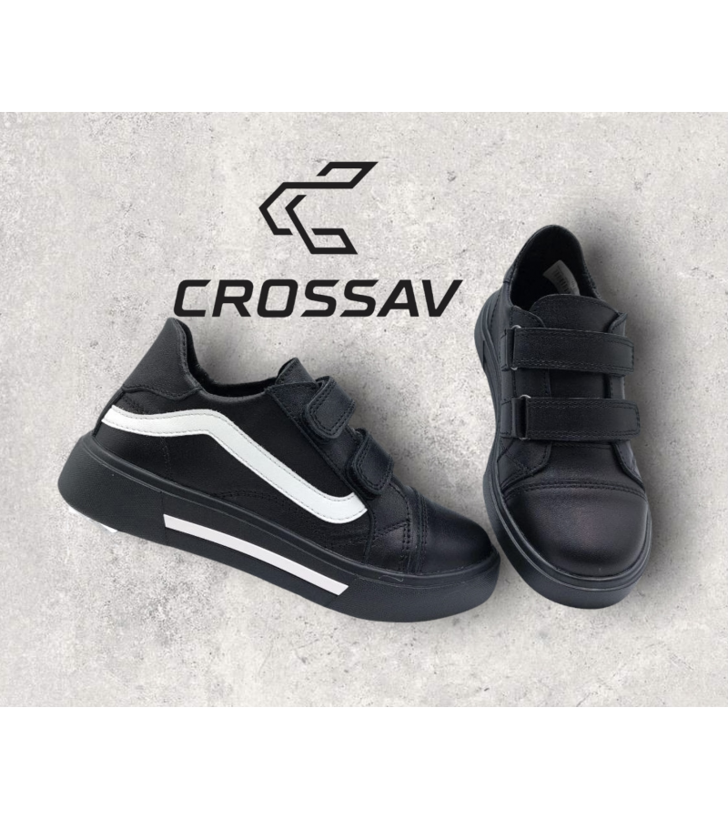 118 L Чорно-білі (Весна - Осінь, дитячі, Шкіра лицьова)