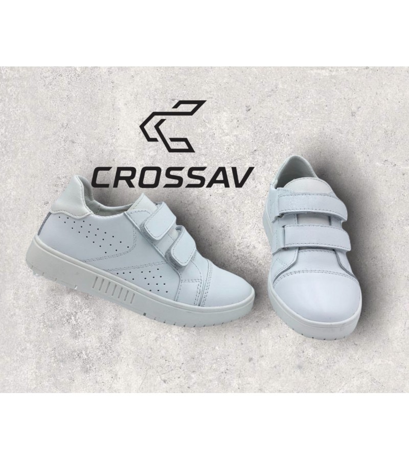 425 L Білі (Весна - Осінь, дитячі, Шкіра лицьова)