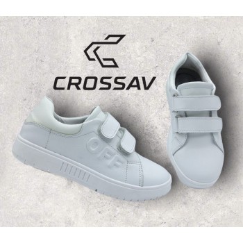 21-13 L Білі ( Весна- Осінь, підліткові, Шкіра лицьова)