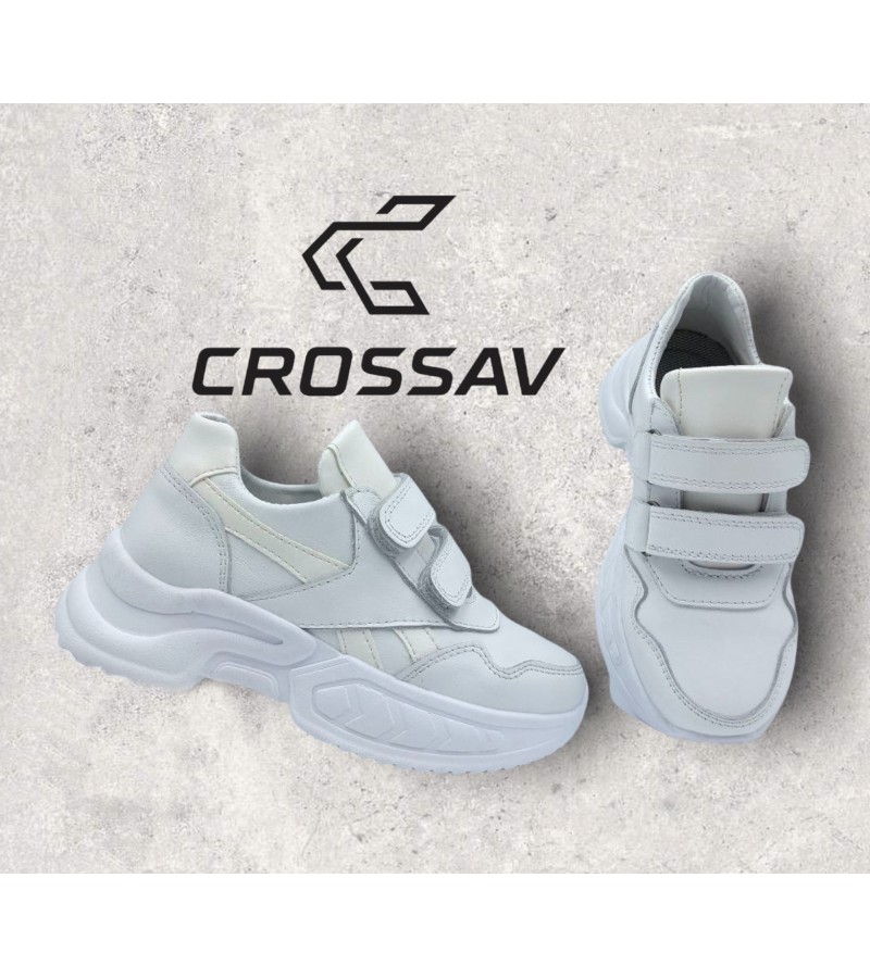 12 L W Білі  ( Весна - Осінь, дитячі, Шкіра лицьова)