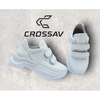 39 L W  Білі (Весна - Осінь, дитячі, Шкіра флотар)