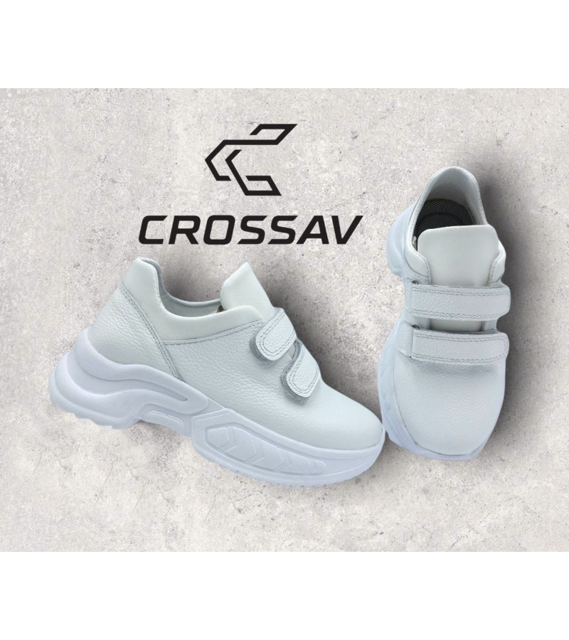 39 L W  Білі (Весна - Осінь, дитячі, Шкіра флотар)