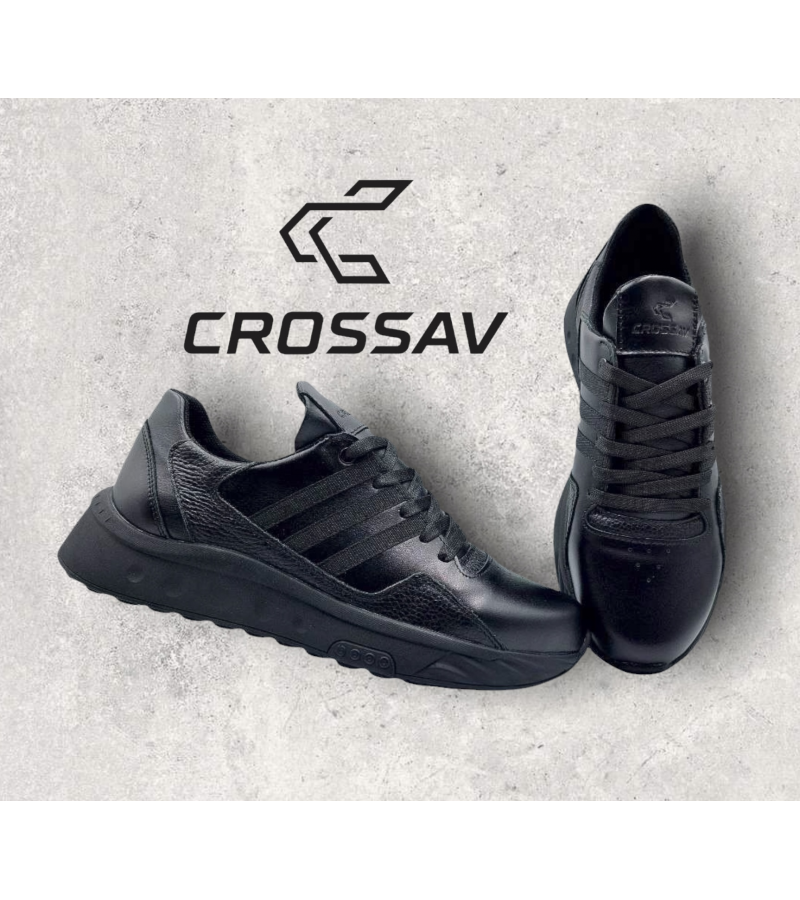 307 Чорні ( Весна - Осінь, чоловічі, Шкіра лицьова + шкіра флотар)