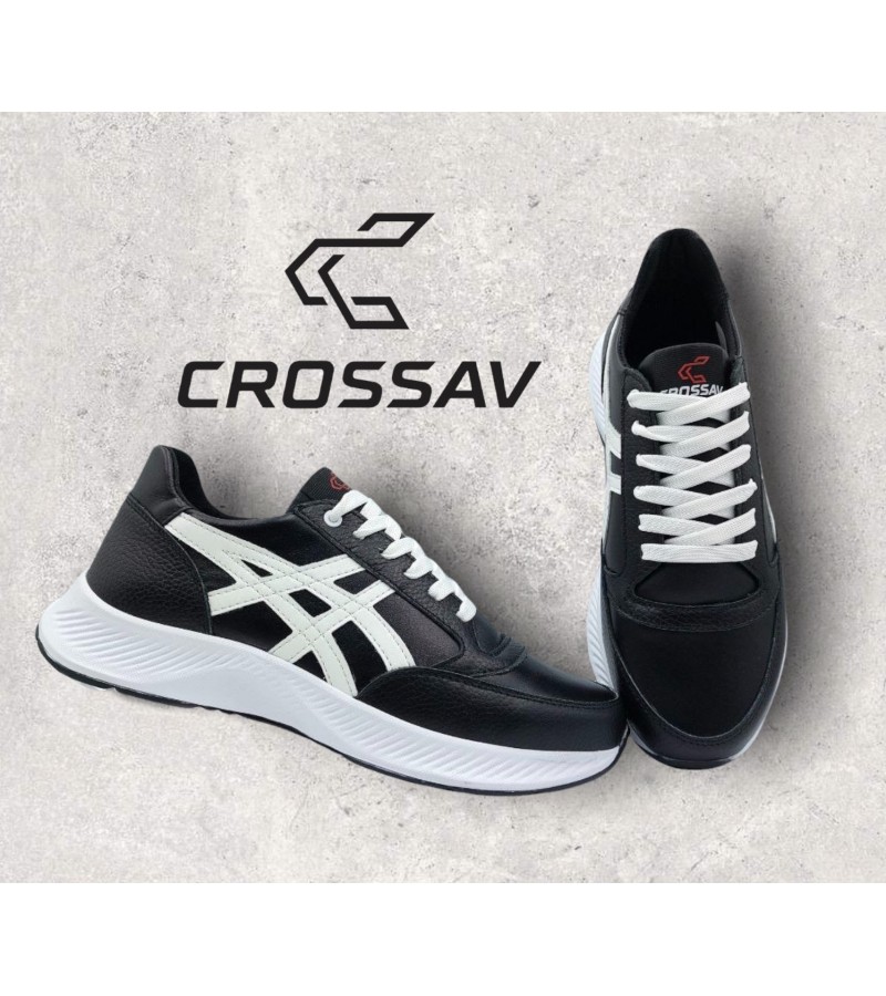 21-62 Чорно-білі (Весна - Осінь, чоловічі, Шкіра флотар + шкіра лицьова)