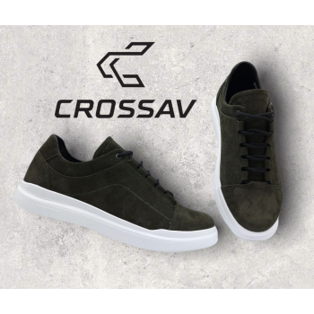 22-504 Зелені ( Весна - Осінь, чоловічі, Натуральний нубук)