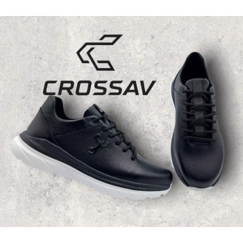 22-509 Чорні ( Весна - Осінь, чоловічі, Шкіра лицьова)