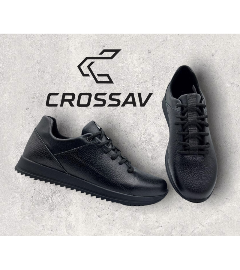 39/1 Чорні ( Весна - Осінь, чоловічі, Шкіра флотар)