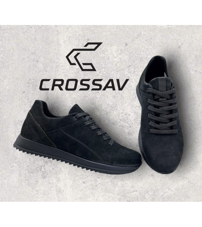 39/1 Чорні ( Весна - Осінь, чоловічі, Натуральний нубук)