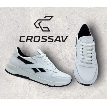 21-42/1 Біло-чорні (Весна - Осінь, чоловічі, Шкіра лицьова)