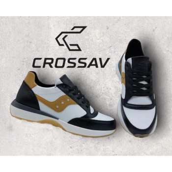 21-31 Чорно-біло-бежеві (Весна - Осінь, чоловічі, Шкіра лицьова)