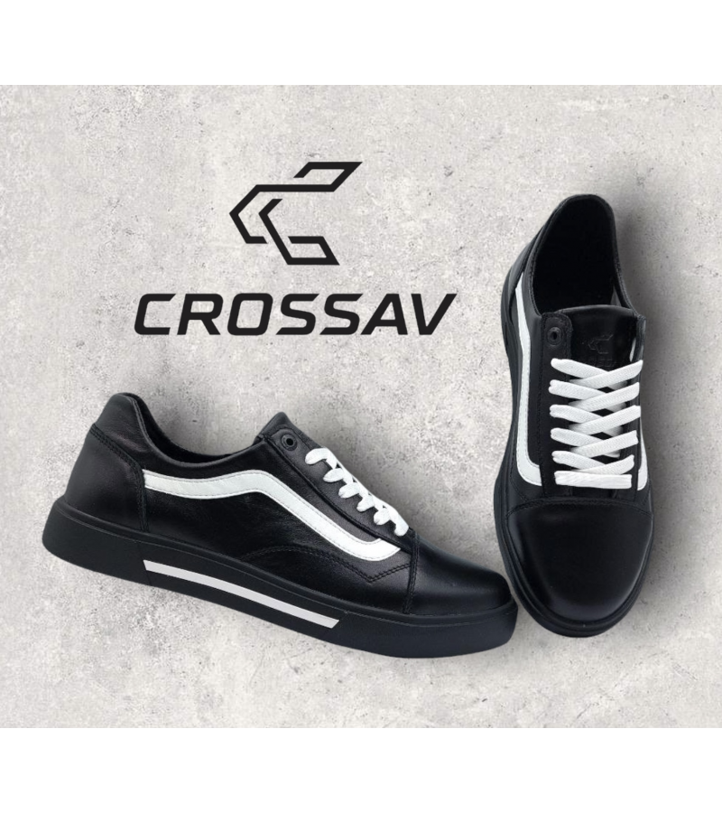 118 Чорно-білі ( Весна - Осінь, чоловічі, Шкіра лицьова)