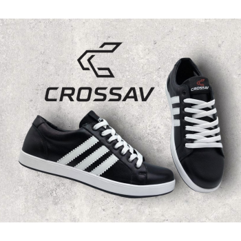 21--112  Чорно-Білі (Весна - Осінь, чоловічі, Шкіра лицьова)