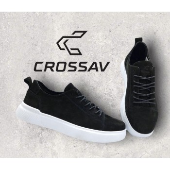 21-01 Чорні (Весна- Осінь, чоловічі, Натуральний нубук)