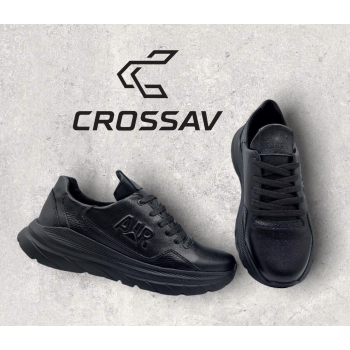 316/2 Чорні  (Весна - Осінь, чоловічі, Шкіра лицьова + шкіра флотар)