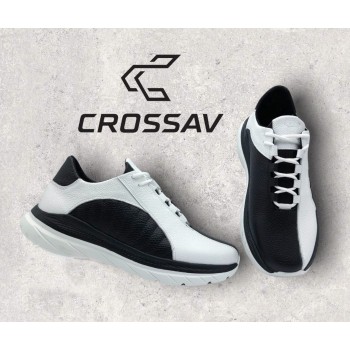 22-508  Чорно-білі (Весна - Осінь, чоловічі, Шкіра флотар)