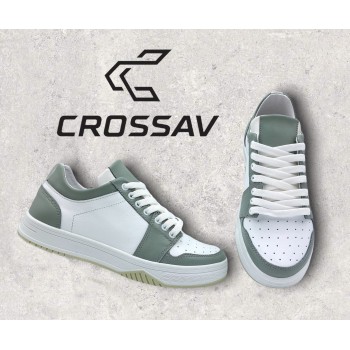 22-500 W М'ятно-білі (Весна - Осінь, жіночі, Шкіра лицьова)