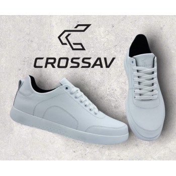 22-502 Білі  (Весна - Осінь, чоловічі, Шкіра лицьова)