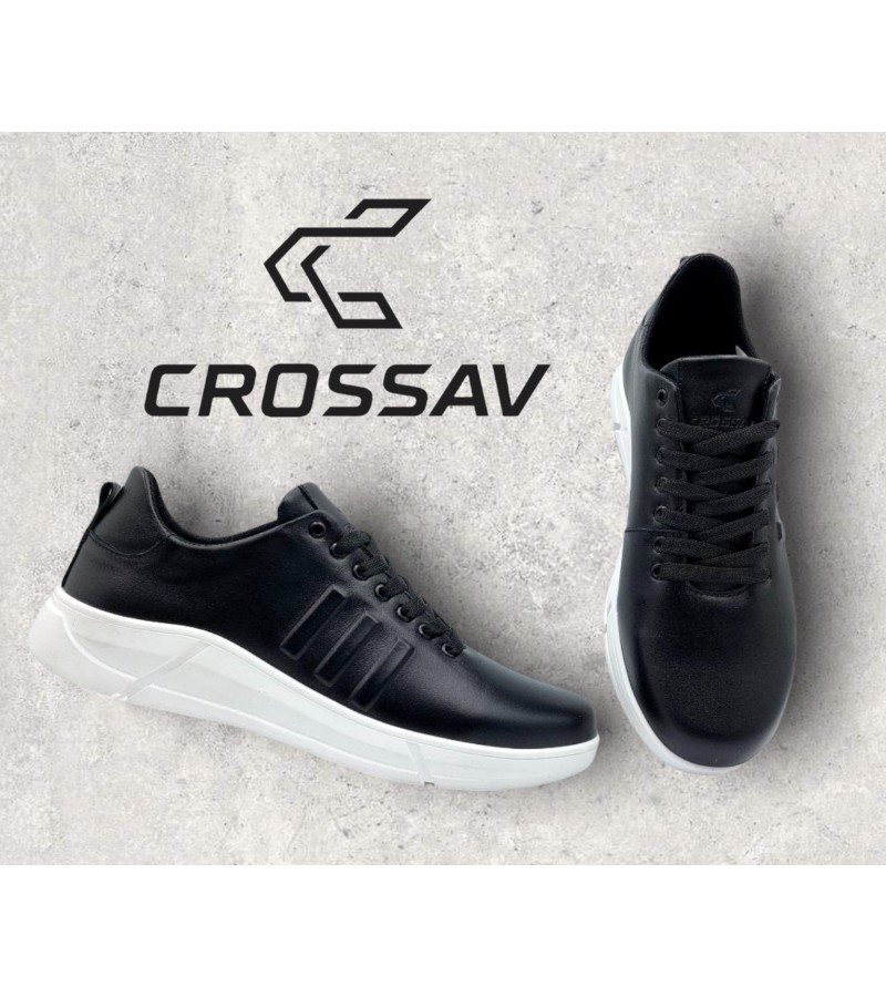 21-100 Чорні ( Весна - Осінь, чоловічі, Шкіра лицьова)