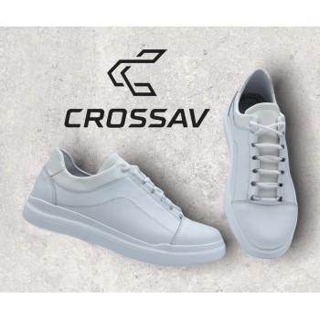 22-504 Білі ( Весна - Осінь, чоловічі, Шкіра лицьова)