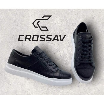 22-506 Чорні (Весна - Осінь, чоловічі, Шкіра лицьова)