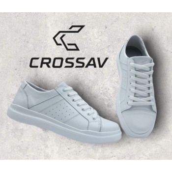 22-506 Білі  (Весна - Осінь, чоловічі, Шкіра лицьова)