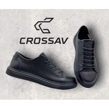 22-507/2 Чорні (Весна - Осінь, чоловічі, Шкіра лицьова)