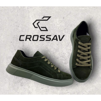 21-63 Зелені (Весна - Осінь, чоловічі, Натуральний нубук)