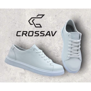 22-507 Білі (Весна - Осінь, чоловічі, Шкіра лицьова)