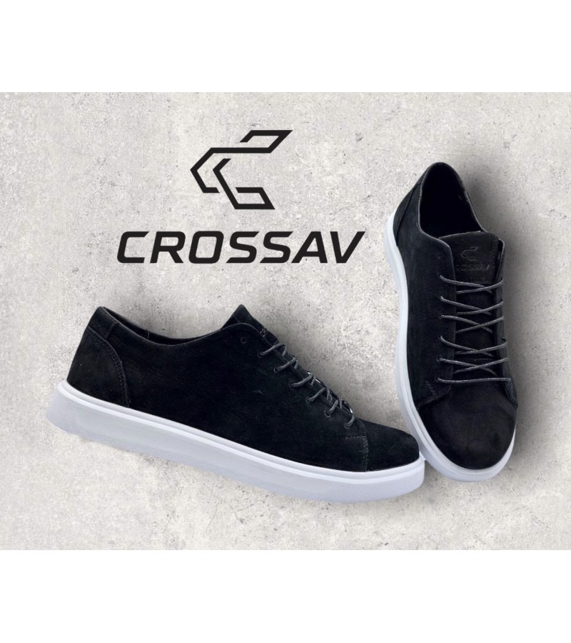 22-507 Чорні (Весна - Осінь, чоловічі, Натуральний нубук)