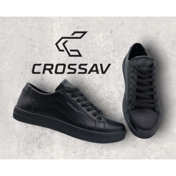 21-115/2 Чорні (Весна - Осінь, чоловічі, Шкіра лицьова)